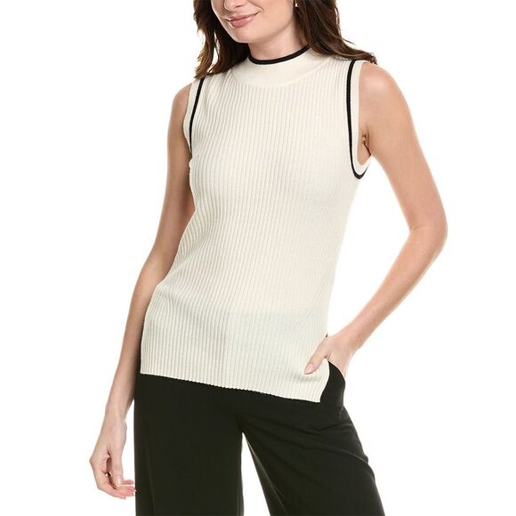 Boss Hugo Boss WomensFelindania Wool & Cashmere-Blend Sweater Tank, White